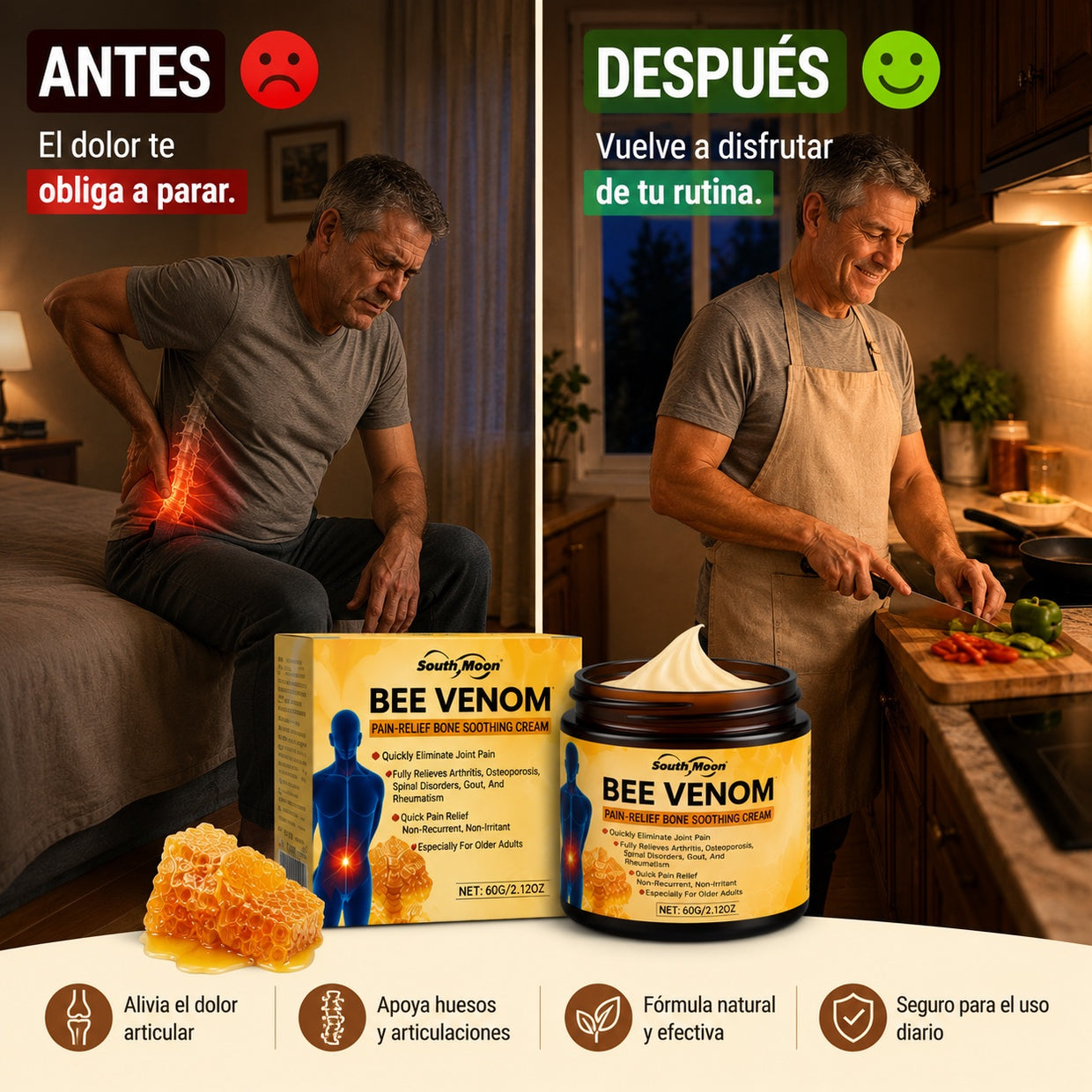 El dolor de espalda me tenía agotado